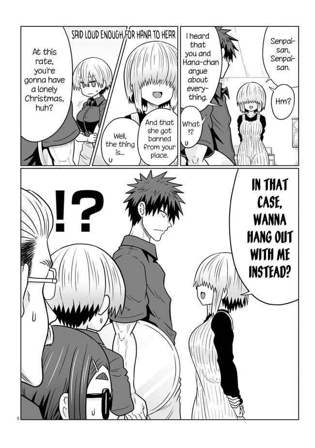 Uzaki-chan wa Asobitai! Chapter 64 page 8 - Chapter 64: Kouhai and Christmas Eve