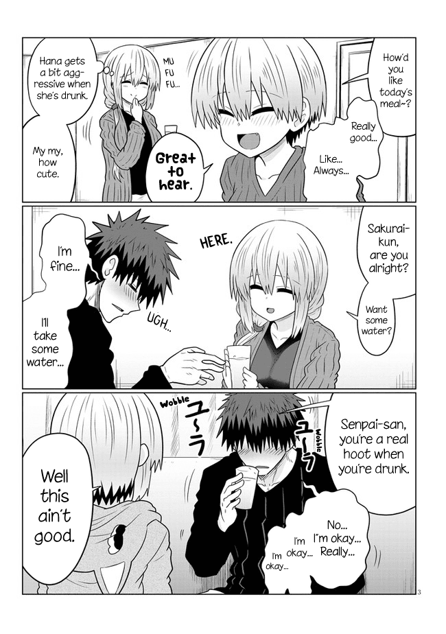 Uzaki-chan wa Asobitai! Chapter 66.2 page 3 - Chapter 66.2