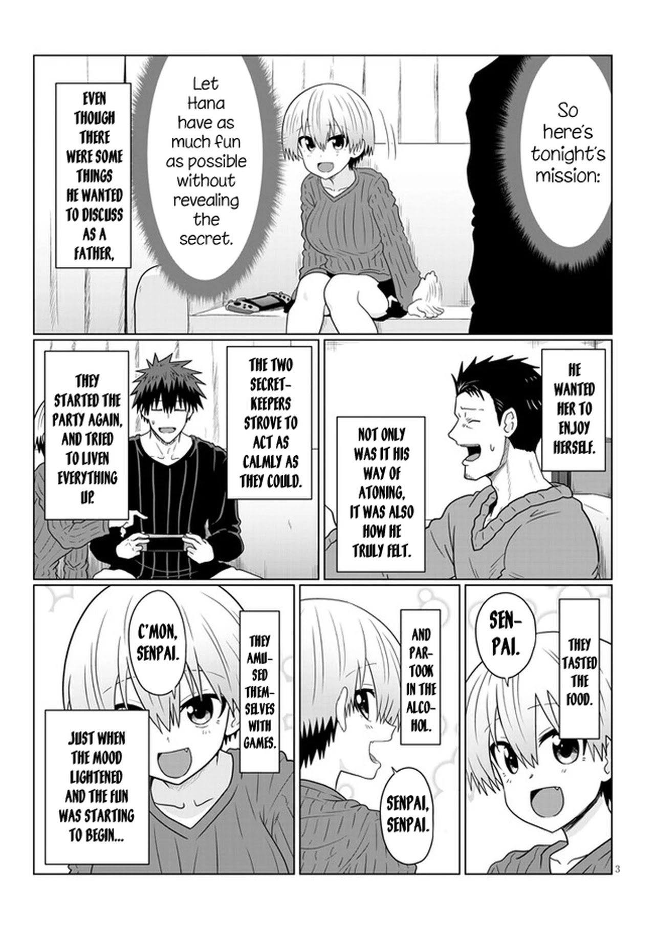Uzaki-chan wa Asobitai! Chapter 66 page 3 - Chapter 66