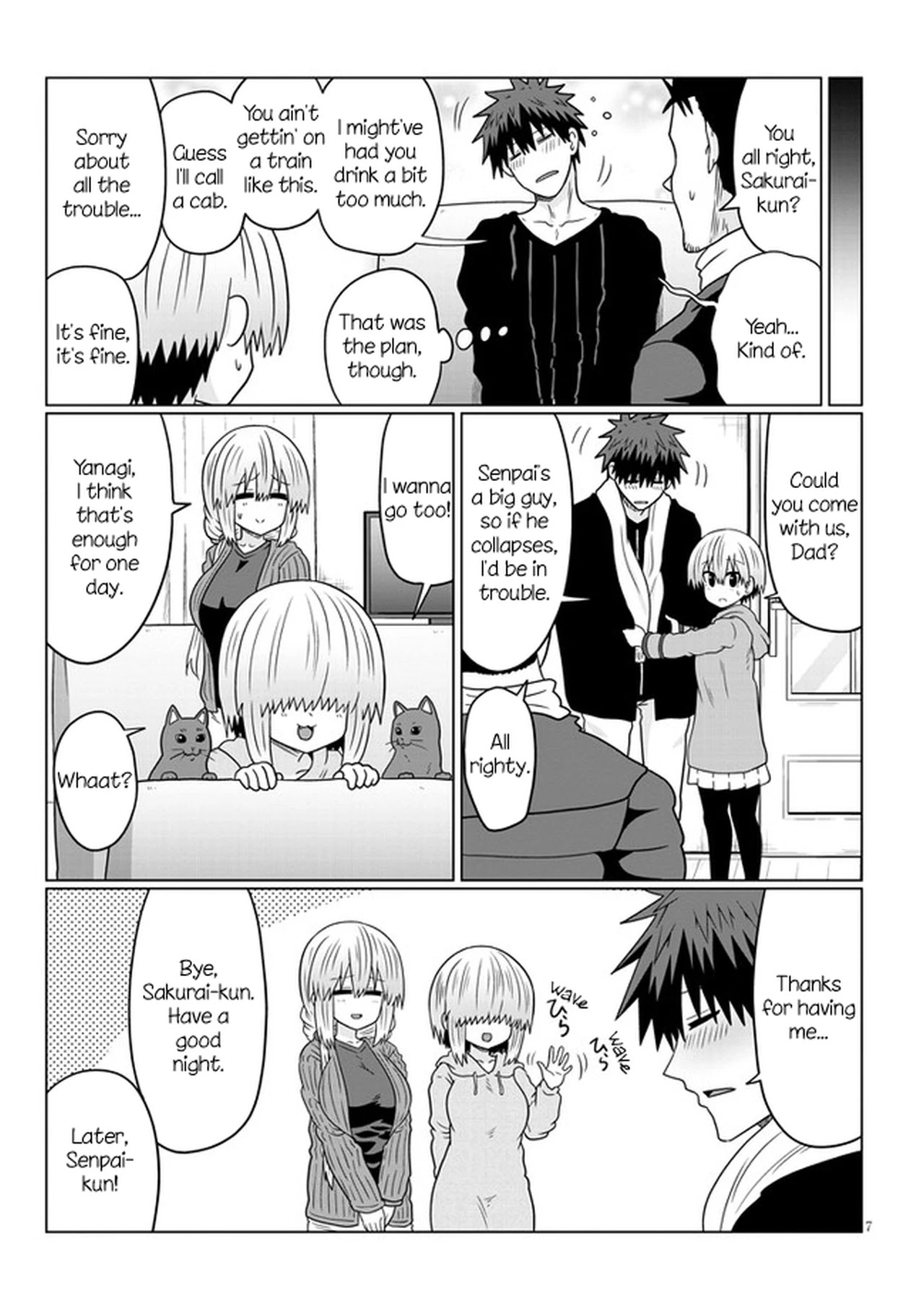 Uzaki-chan wa Asobitai! Chapter 67 page 7 - Chapter 67