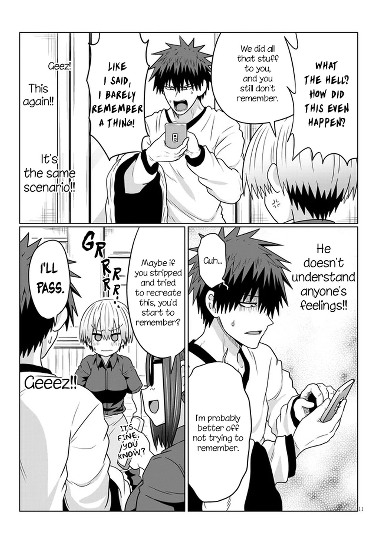Uzaki-chan wa Asobitai! Chapter 68 page 11 - Chapter 68