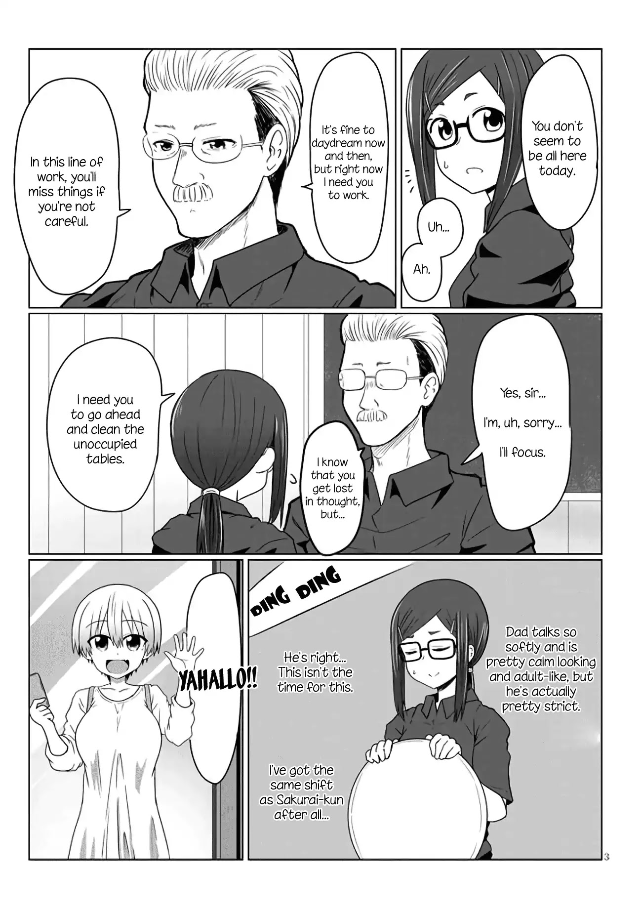 Uzaki-chan wa Asobitai! Chapter 7 page 3 - Chapter 7: Kouhai and Senpai's Senpai