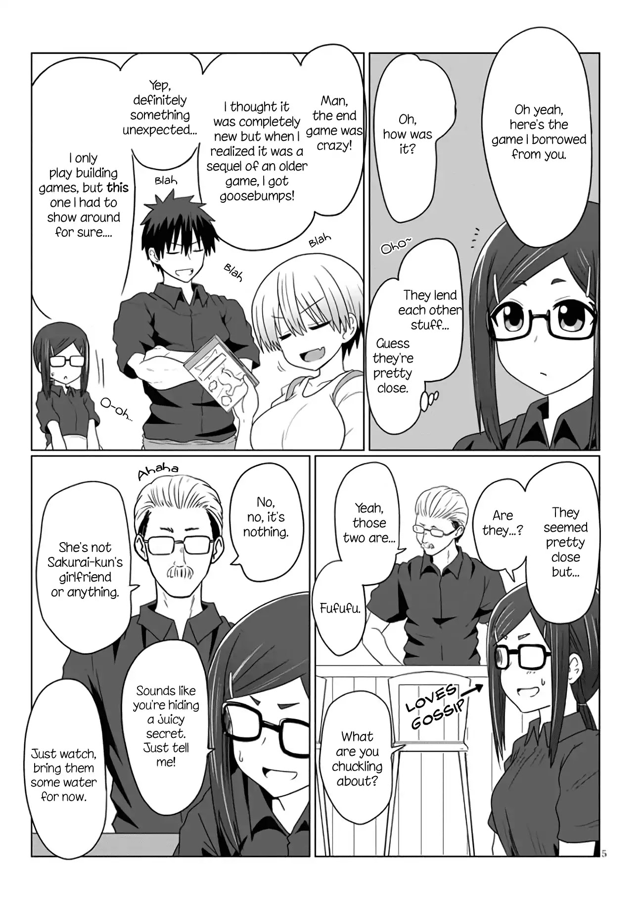 Uzaki-chan wa Asobitai! Chapter 7 page 5 - Chapter 7: Kouhai and Senpai's Senpai
