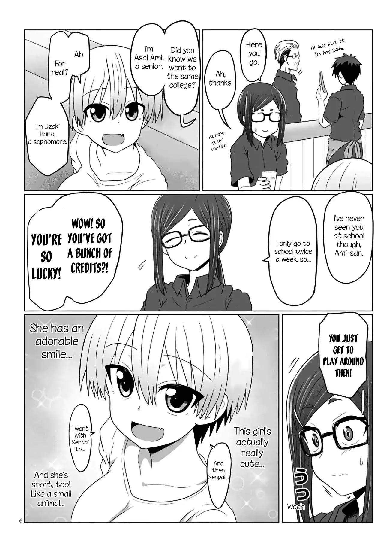 Uzaki-chan wa Asobitai! Chapter 7 page 6 - Chapter 7: Kouhai and Senpai's Senpai