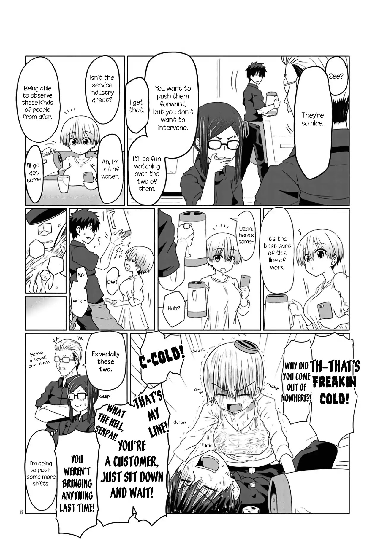 Uzaki-chan wa Asobitai! Chapter 7 page 8 - Chapter 7: Kouhai and Senpai's Senpai