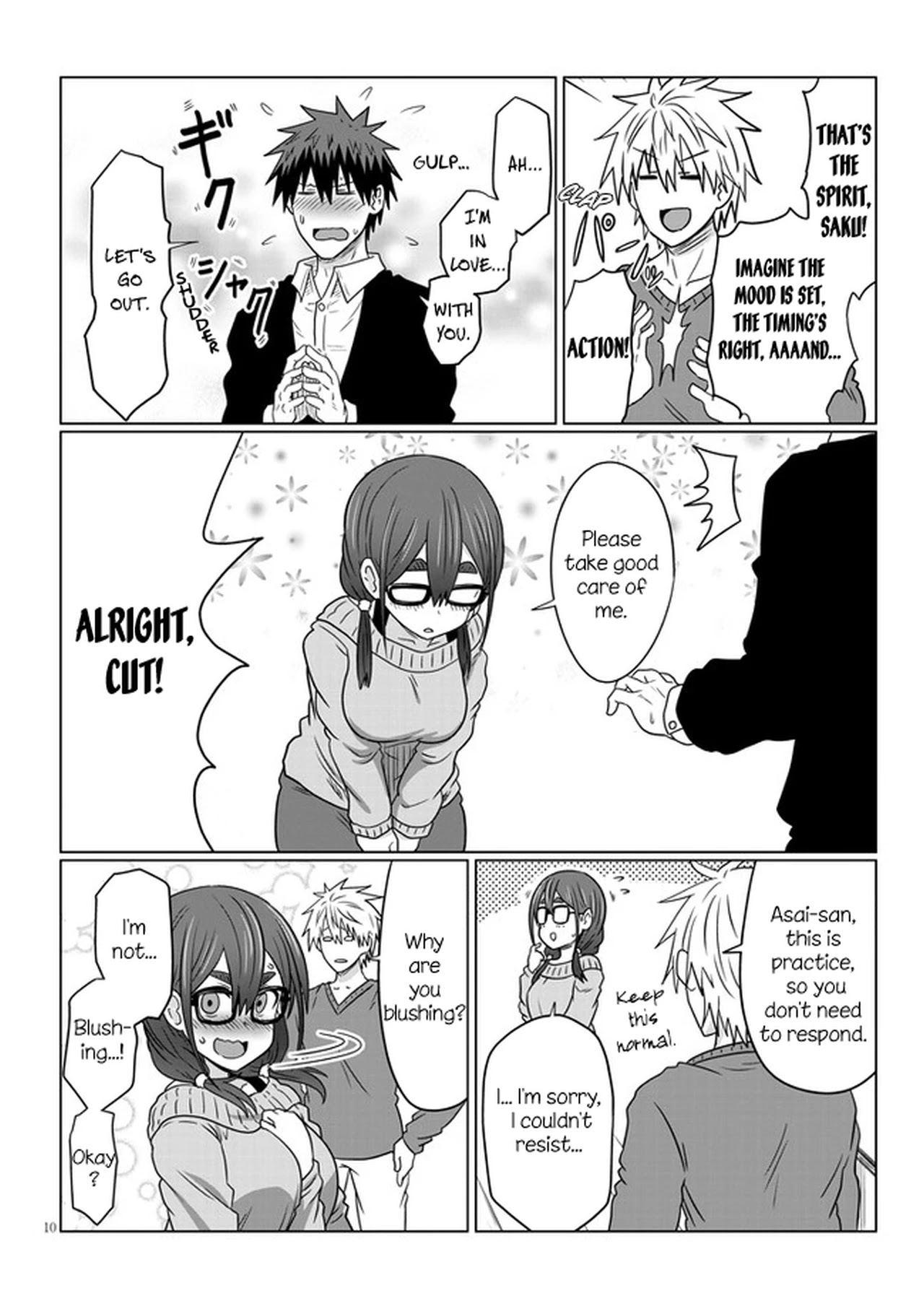 Uzaki-chan wa Asobitai! Chapter 70 page 10 - Chapter 70: Kouhai and Confession
