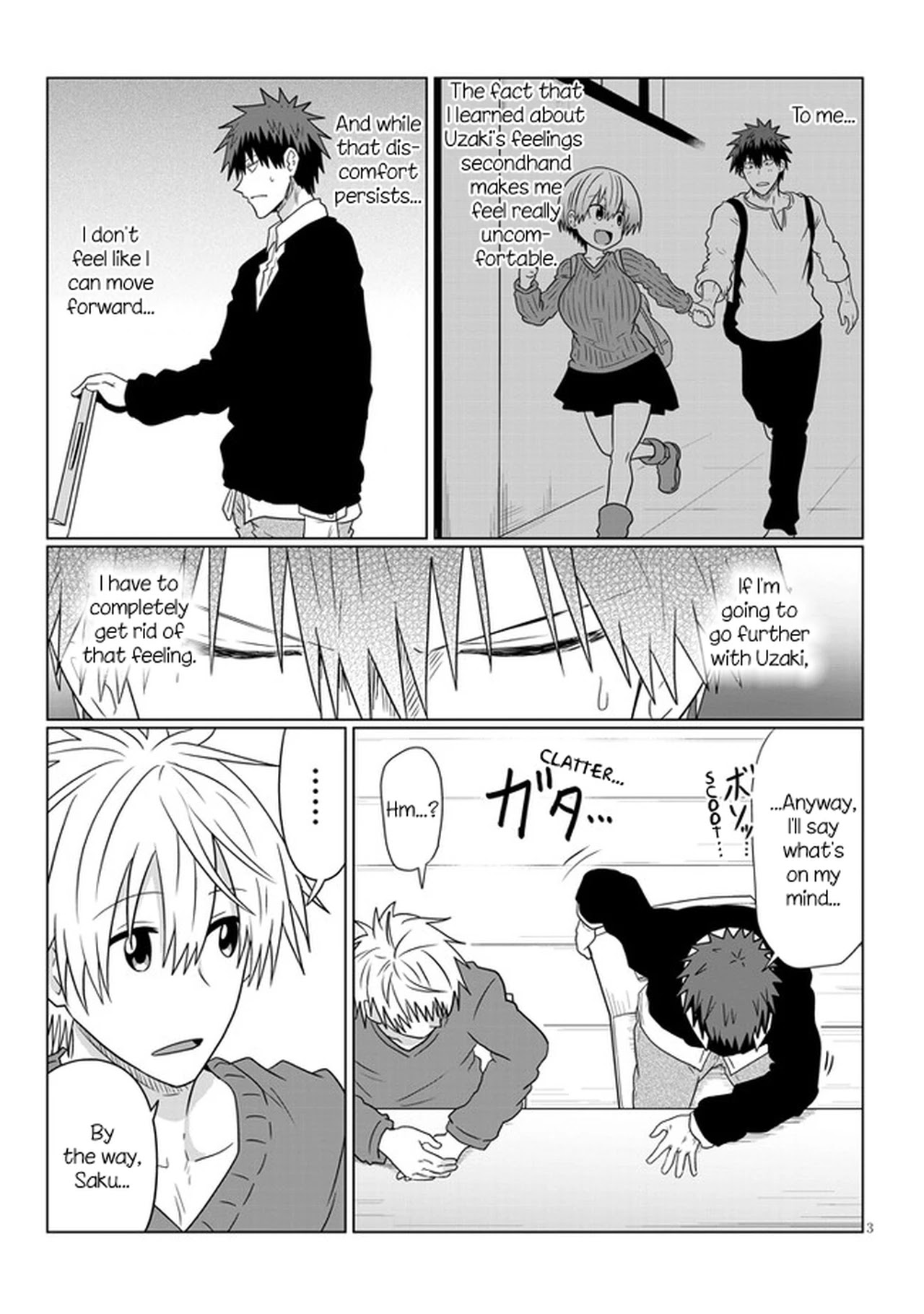 Uzaki-chan wa Asobitai! Chapter 70 page 3 - Chapter 70: Kouhai and Confession