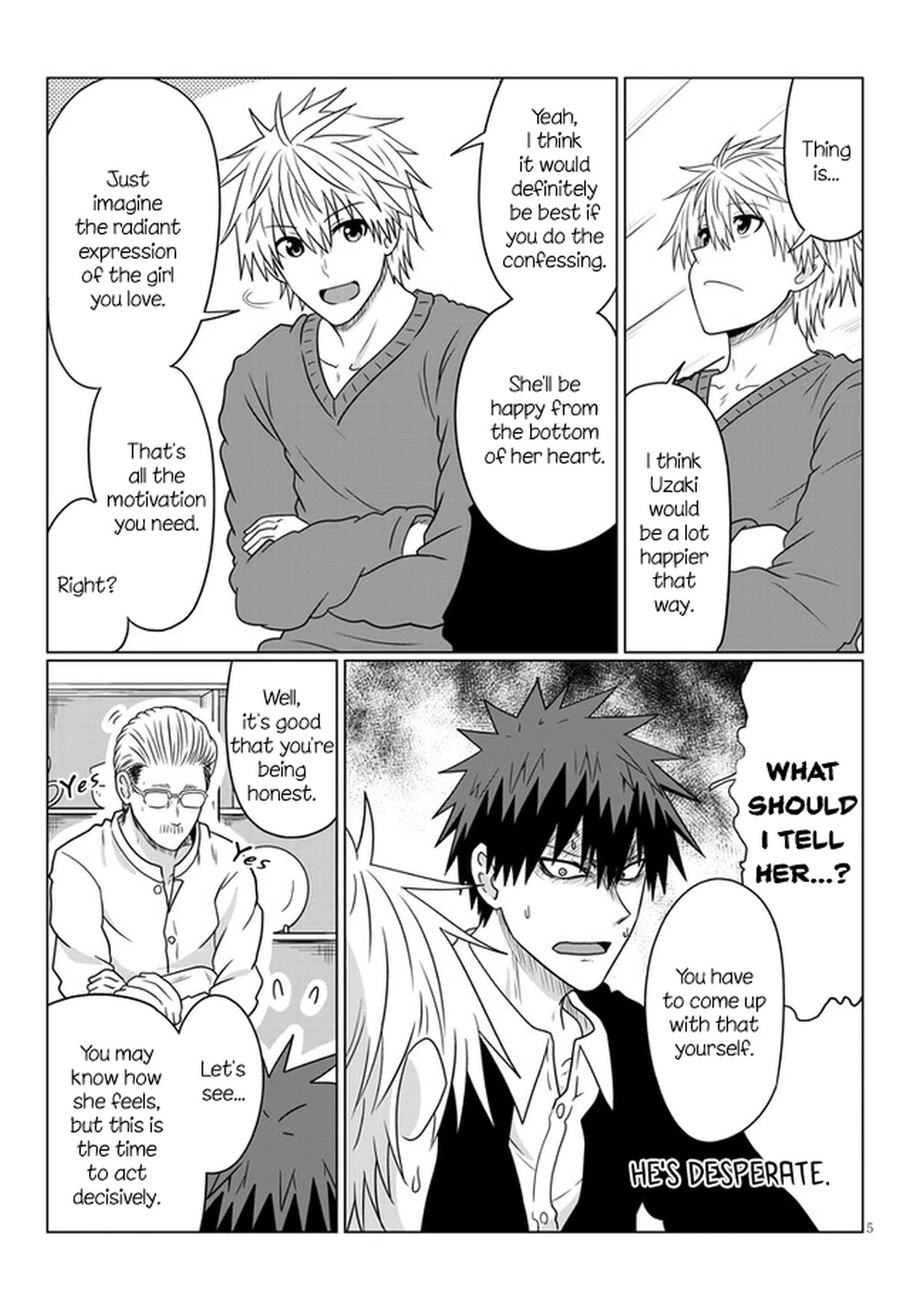 Uzaki-chan wa Asobitai! Chapter 70 page 5 - Chapter 70: Kouhai and Confession