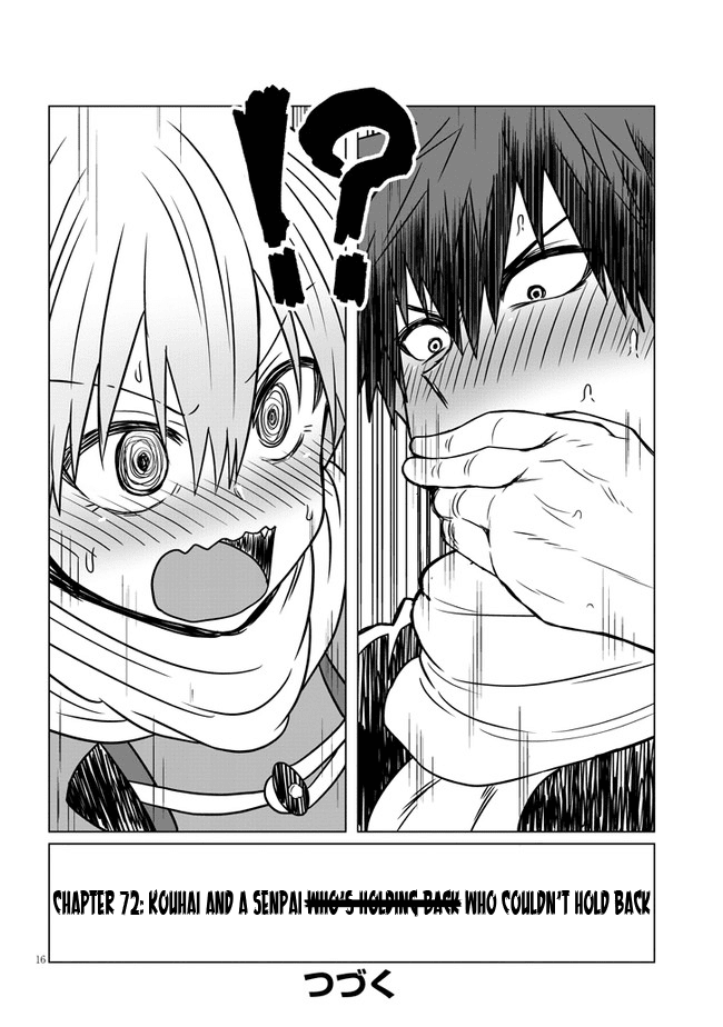 Uzaki-chan wa Asobitai! Chapter 72 page 16 - Chapter 72: Kouhai and a Senpai Who's Holding Back