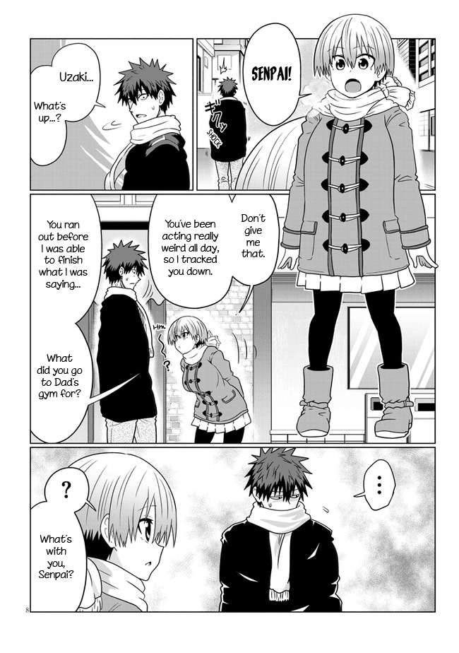 Uzaki-chan wa Asobitai! Chapter 72 page 8 - Chapter 72: Kouhai and a Senpai Who's Holding Back