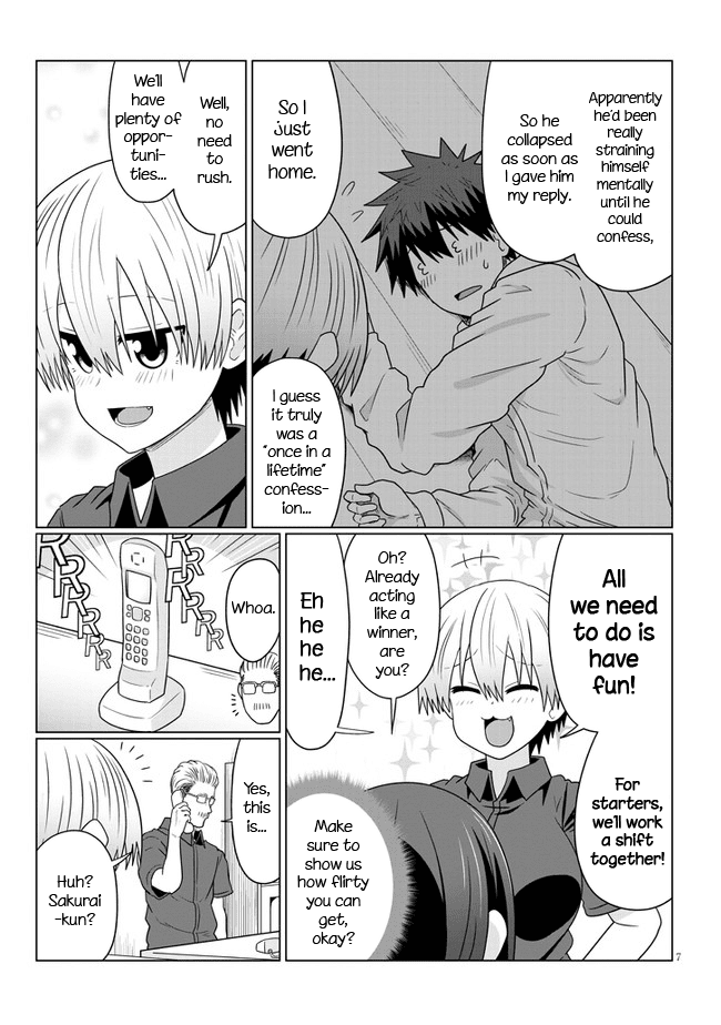 Uzaki-chan wa Asobitai! Chapter 74 page 7 - Chapter 74: Kouhai and Starting to Date