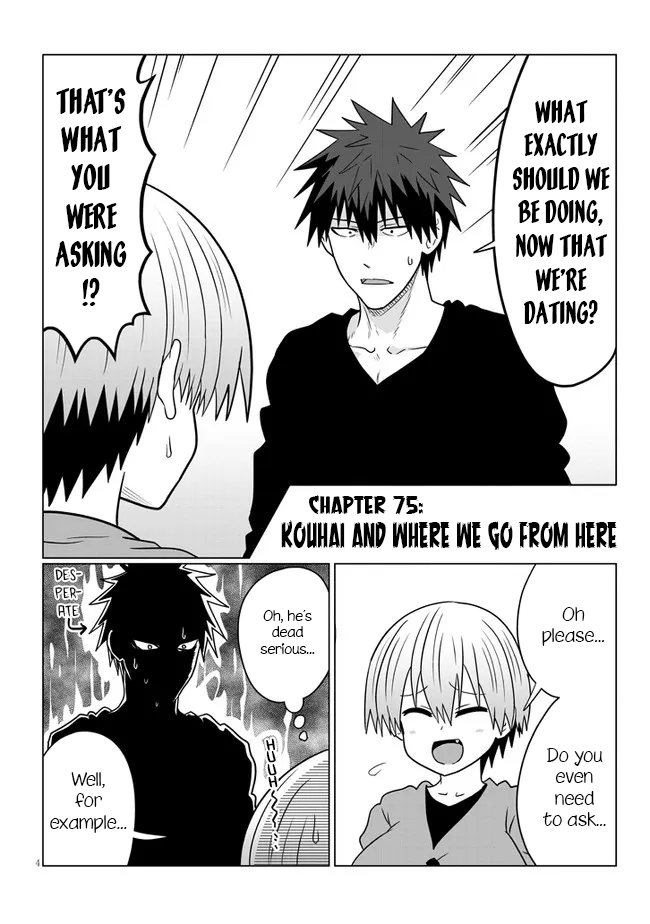 Uzaki-chan wa Asobitai! Chapter 75 page 4 - Chapter 75: Kouhai and Where We Go From Here