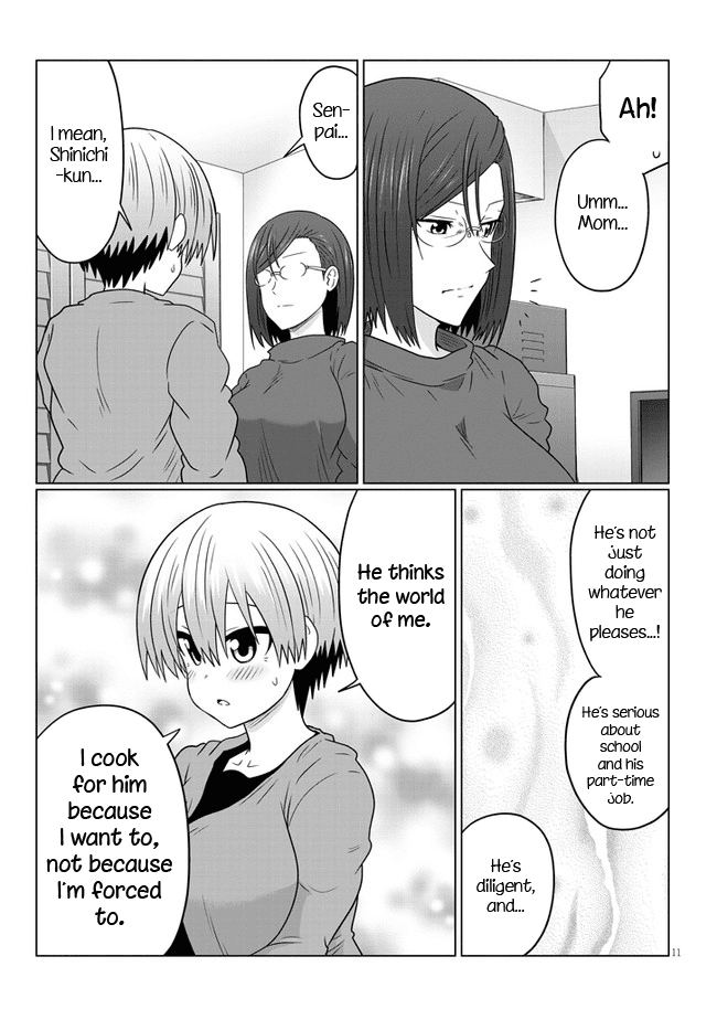 Uzaki-chan wa Asobitai! Chapter 76 page 11 - Chapter 76: Kouhai and Mother