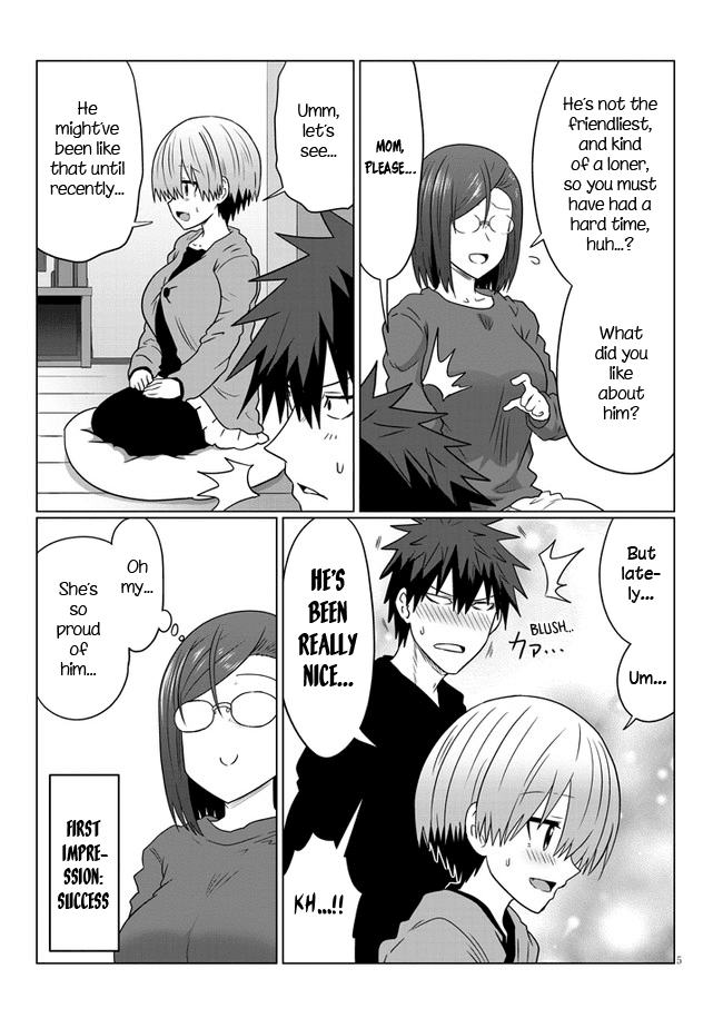 Uzaki-chan wa Asobitai! Chapter 76 page 5 - Chapter 76: Kouhai and Mother