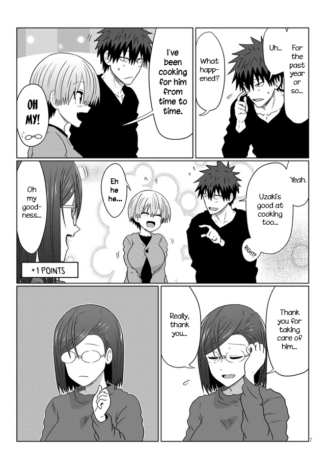 Uzaki-chan wa Asobitai! Chapter 76 page 7 - Chapter 76: Kouhai and Mother