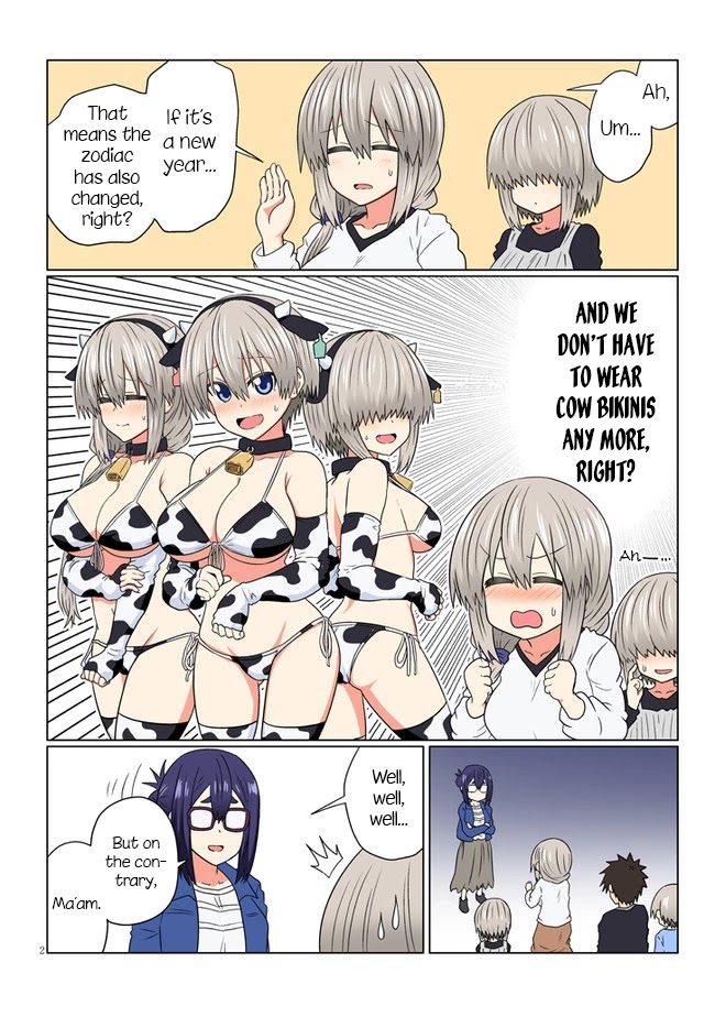 Uzaki-chan wa Asobitai! Chapter 77.5 page 2 - Chapter 77.5: 2022 New Years Special