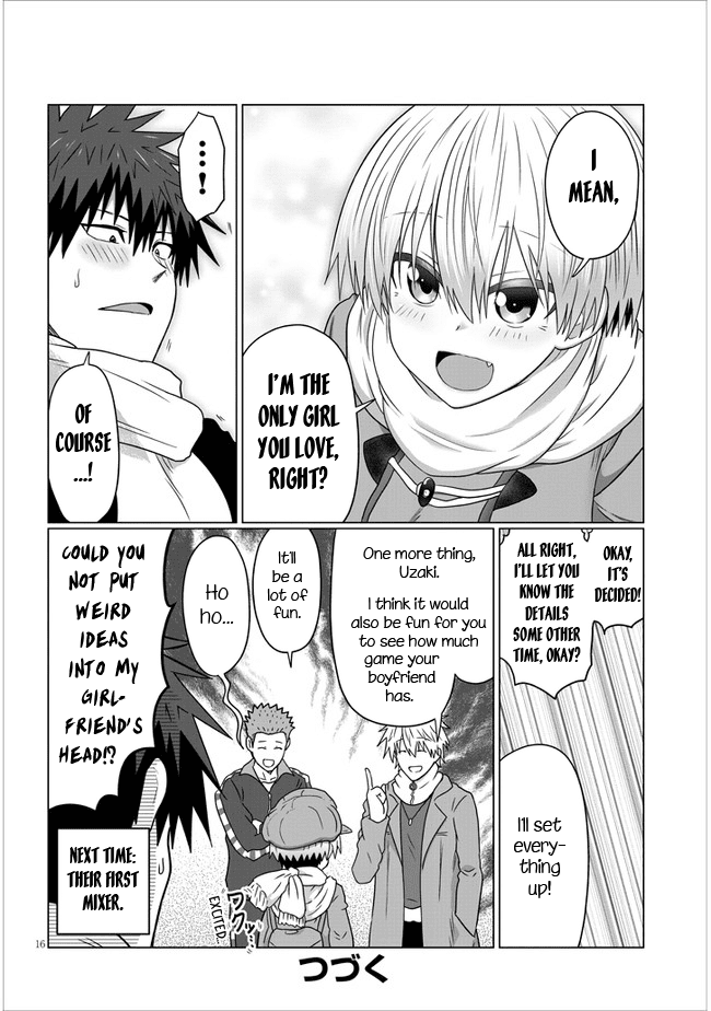Uzaki-chan wa Asobitai! Chapter 77 page 16 - Chapter 77: Kouhai and Someone Left Out