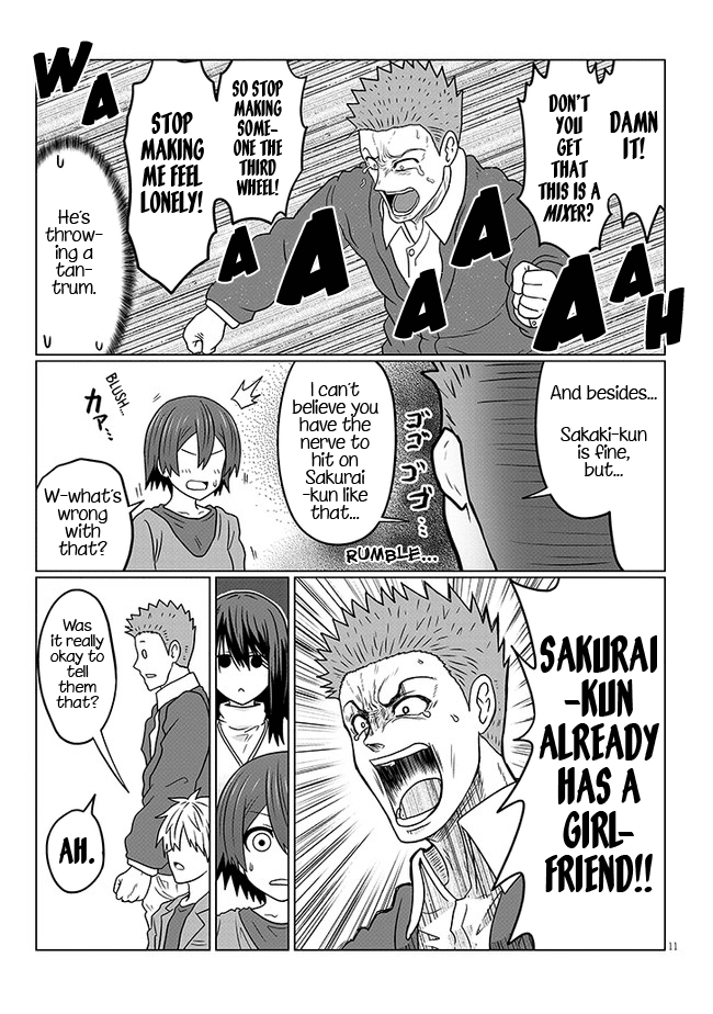 Uzaki-chan wa Asobitai! Chapter 78 page 11 - Chapter 78: Kouhai and First Mixer