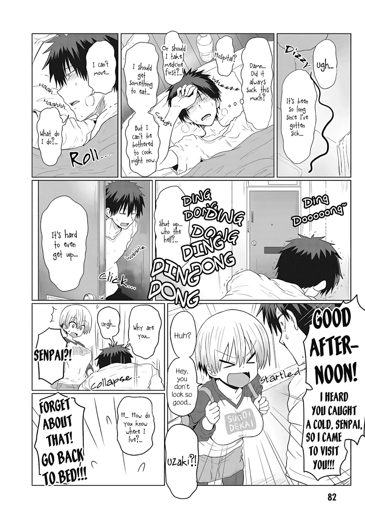 Uzaki-chan wa Asobitai! Chapter 8 page 2 - Chapter 8: Kouhai and the Common Cold