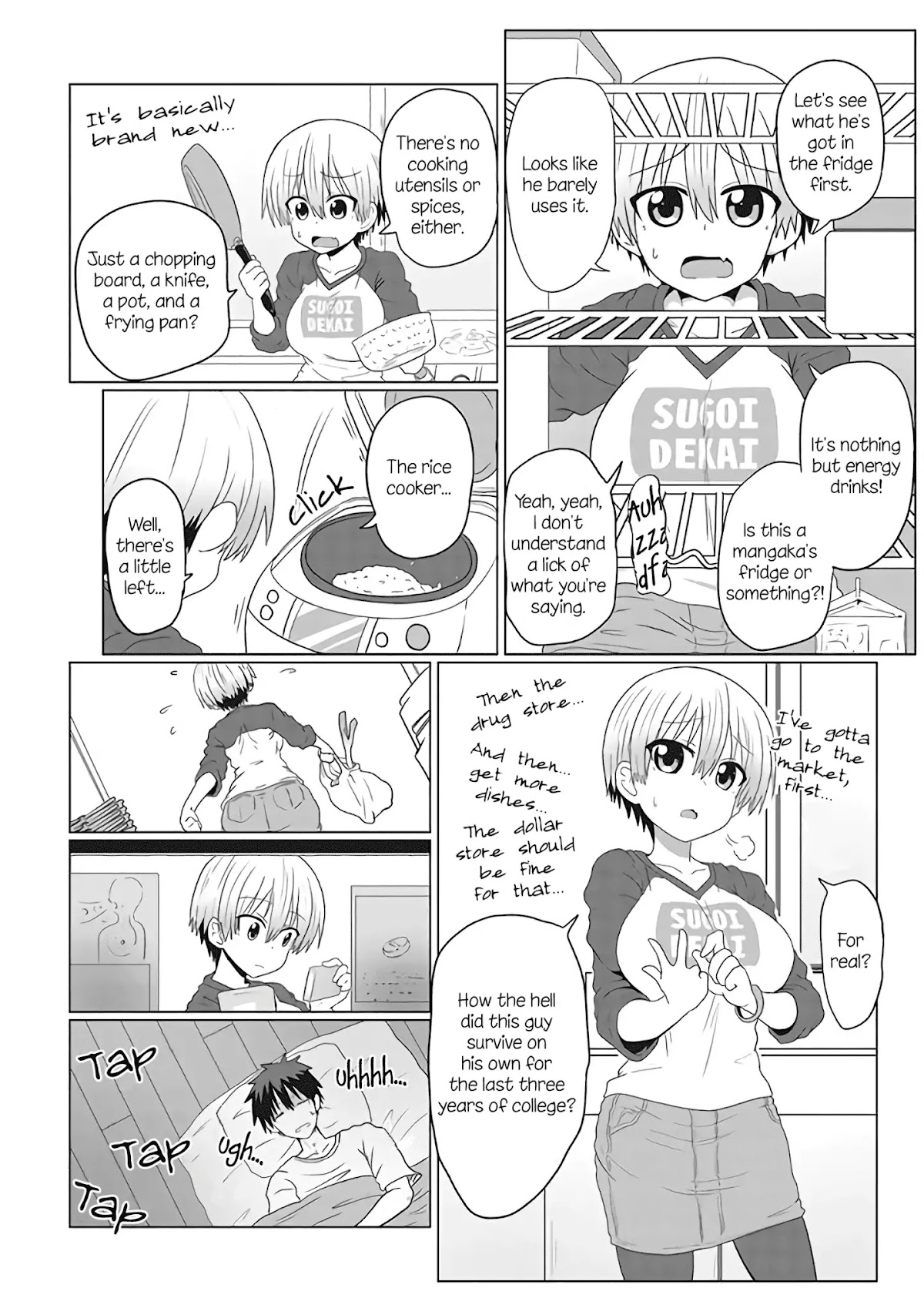 Uzaki-chan wa Asobitai! Chapter 8 page 4 - Chapter 8: Kouhai and the Common Cold