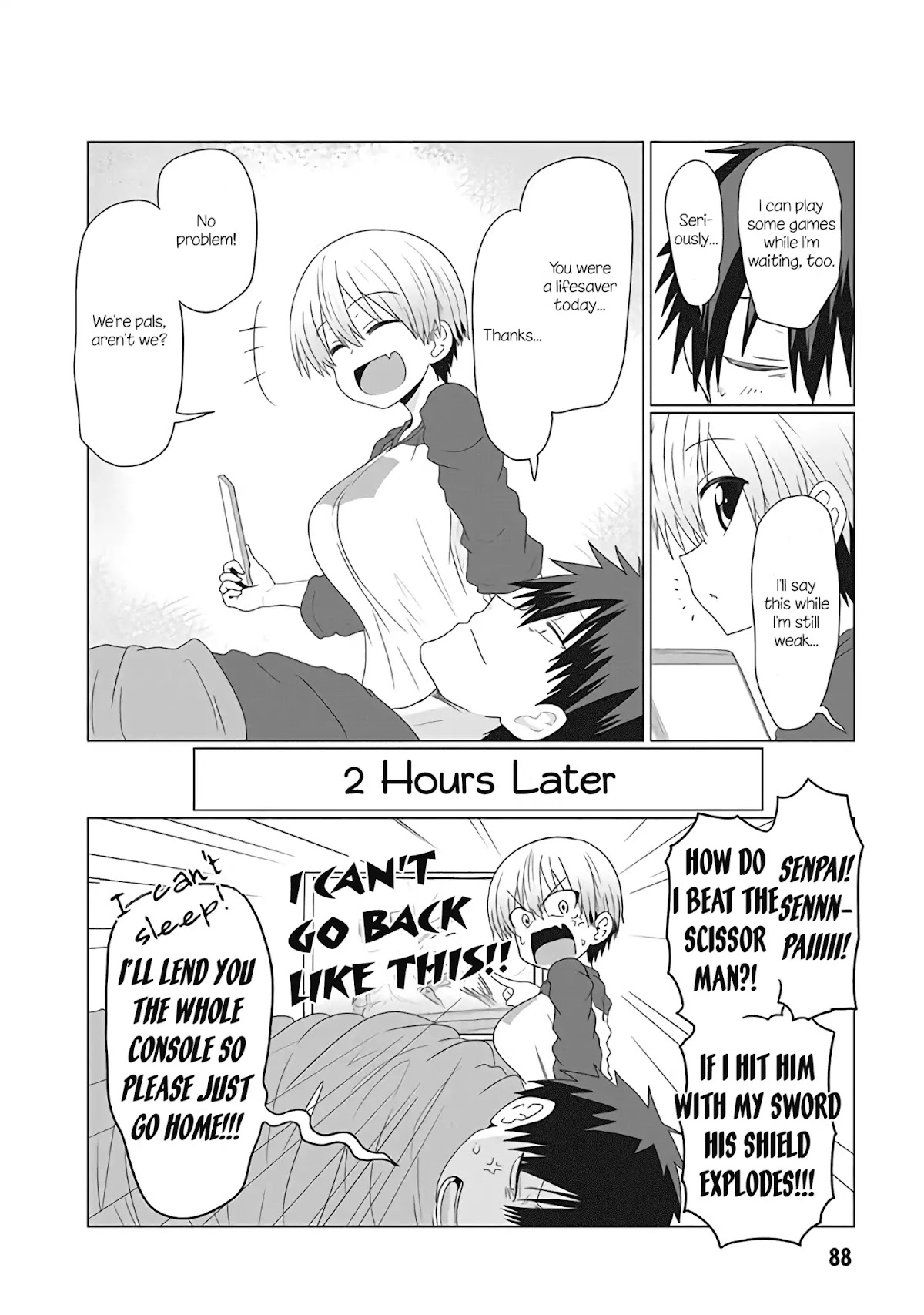 Uzaki-chan wa Asobitai! Chapter 8 page 8 - Chapter 8: Kouhai and the Common Cold