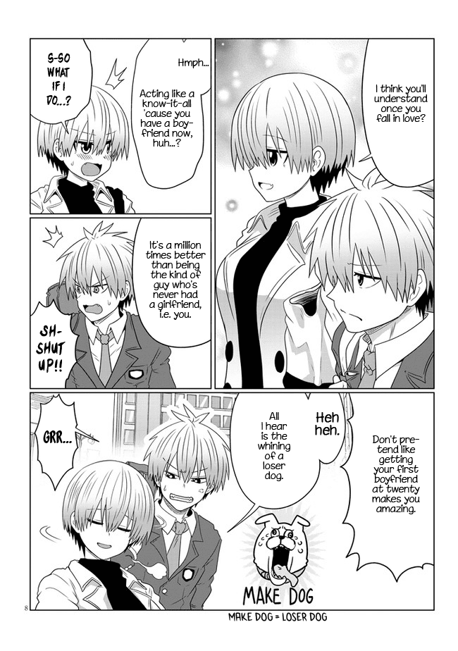 Uzaki-chan wa Asobitai! Chapter 81 page 8 - Chapter 81: Kouhai and Troubled Younger Brother