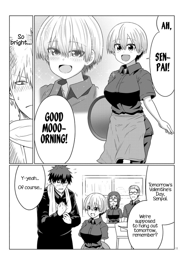 Uzaki-chan wa Asobitai! Chapter 85 page 11 - Chapter 85: Kouhai and Valentine's Day 1