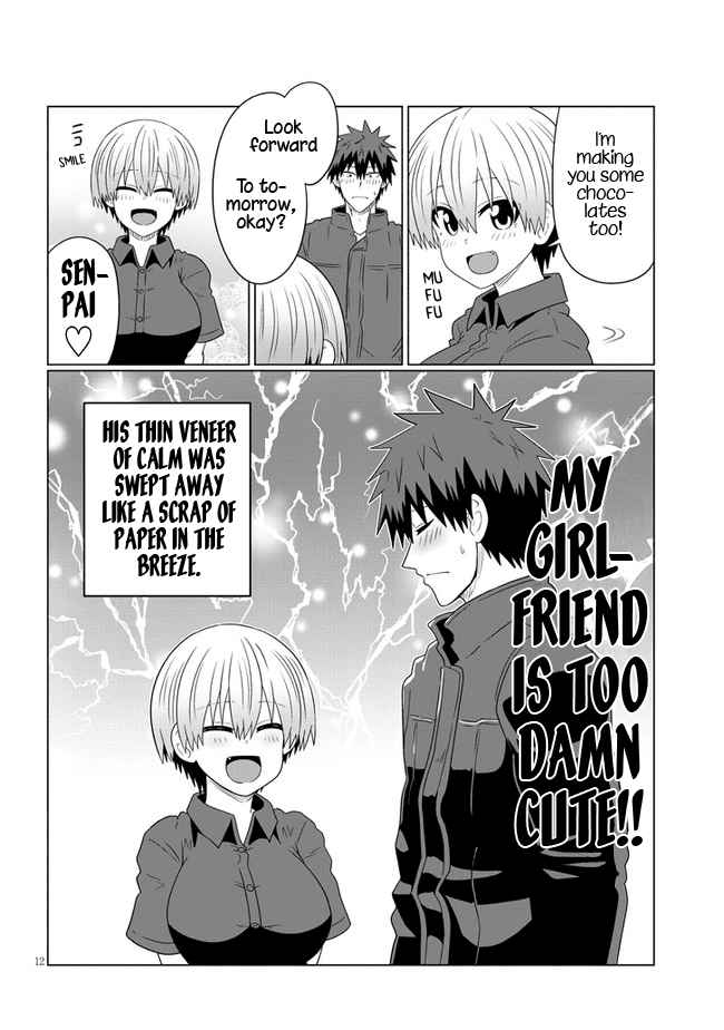 Uzaki-chan wa Asobitai! Chapter 85 page 12 - Chapter 85: Kouhai and Valentine's Day 1
