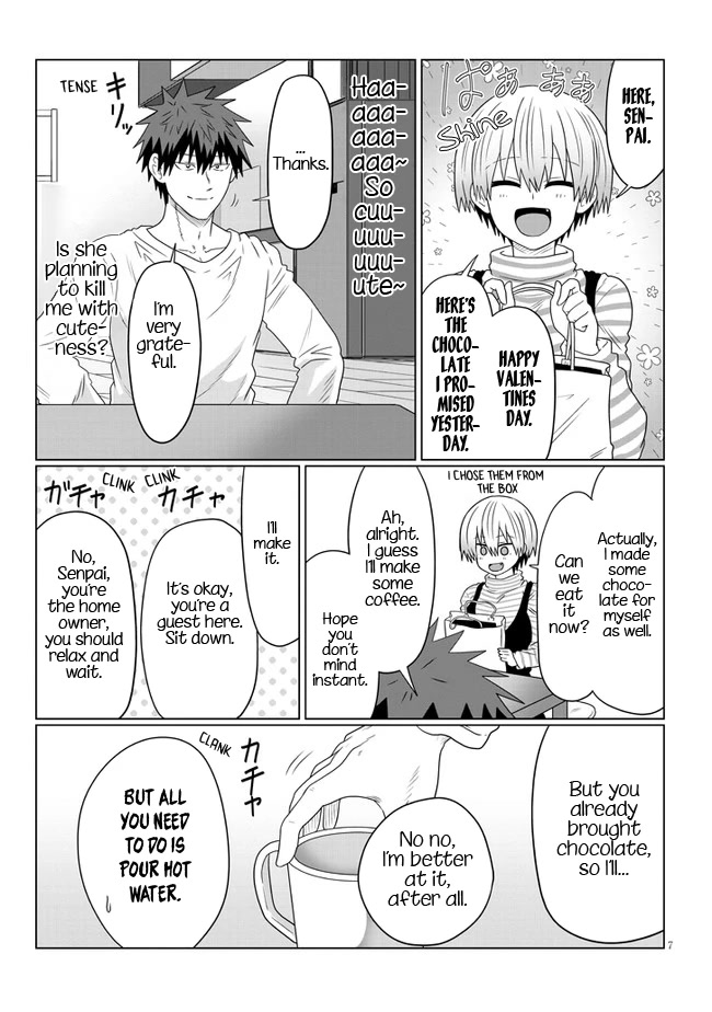 Uzaki-chan wa Asobitai! Chapter 86 page 7 - Chapter 86: Kouhai and Valentine's Day 2