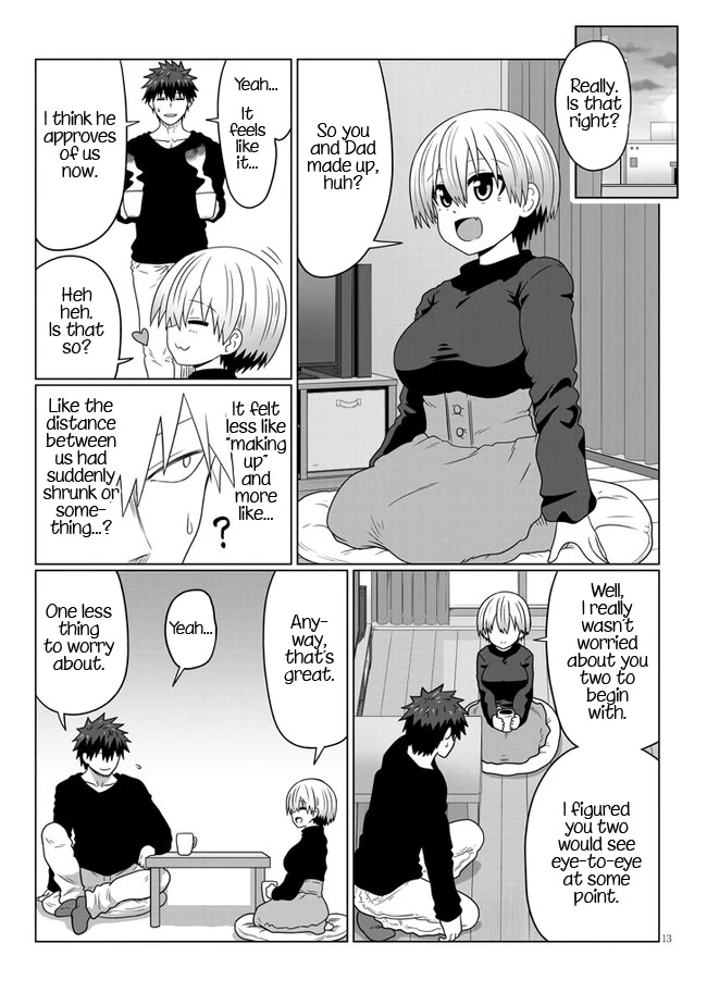 Uzaki-chan wa Asobitai! Chapter 89 page 13 - Chapter 89: Kouhai and Moving Forward