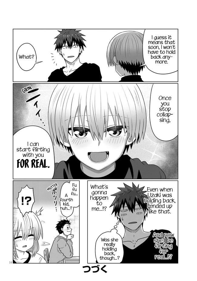 Uzaki-chan wa Asobitai! Chapter 89 page 14 - Chapter 89: Kouhai and Moving Forward