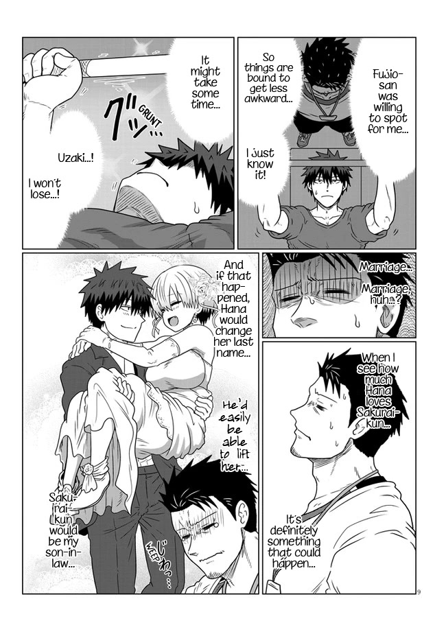 Uzaki-chan wa Asobitai! Chapter 89 page 9 - Chapter 89: Kouhai and Moving Forward
