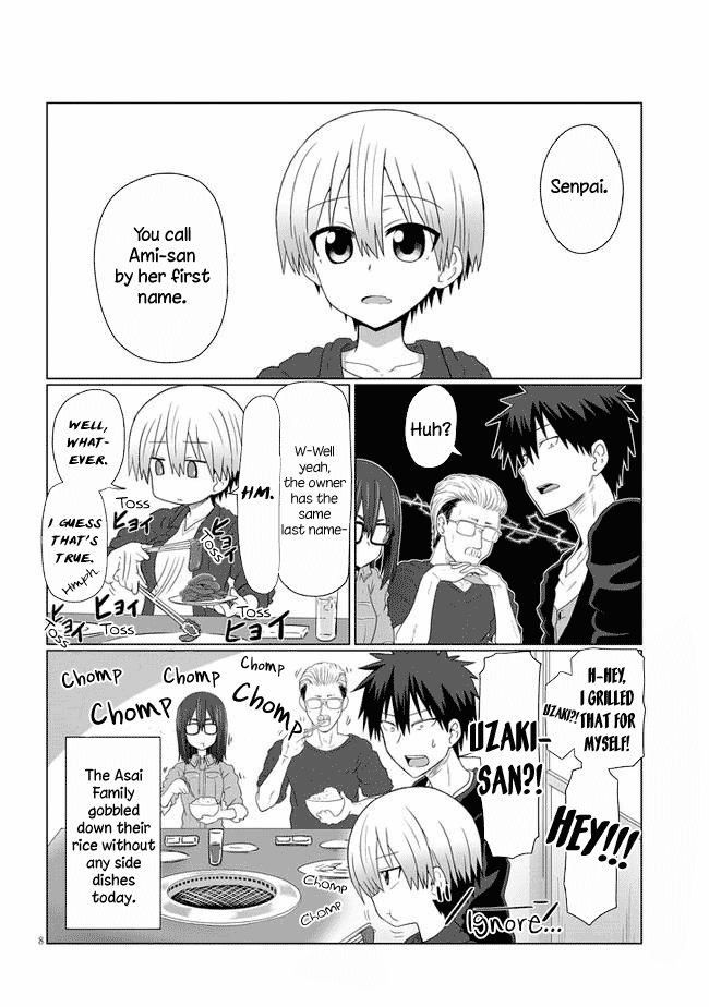 Uzaki-chan wa Asobitai! Chapter 9 page 8 - Chapter 9: Kouhai and Yakiniku