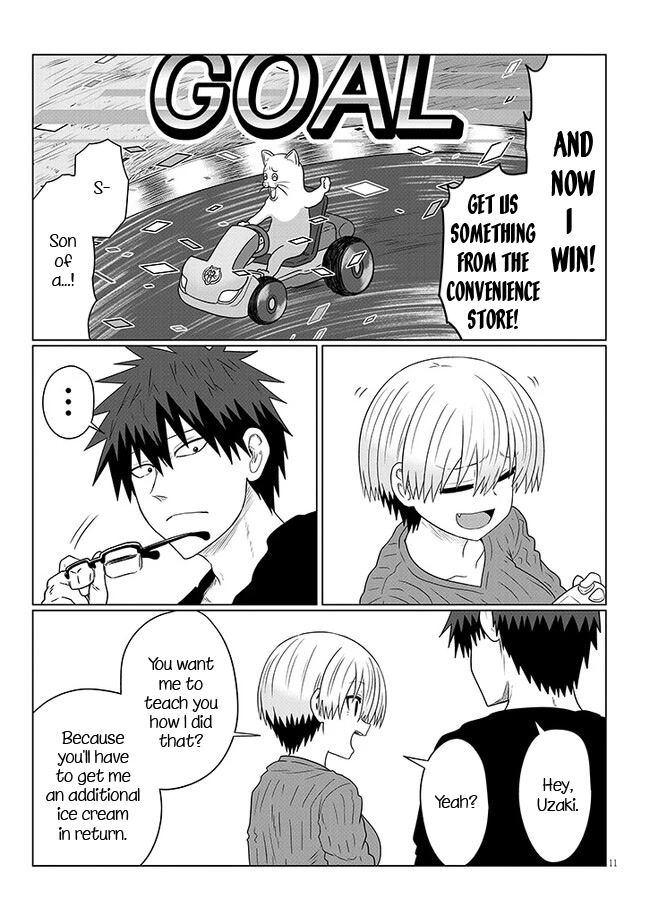 Uzaki-chan wa Asobitai! Chapter 90 page 11 - Chapter 90: Kouhai and White Day 1