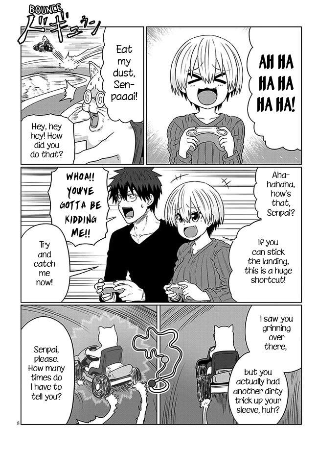 Uzaki-chan wa Asobitai! Chapter 90 page 8 - Chapter 90: Kouhai and White Day 1