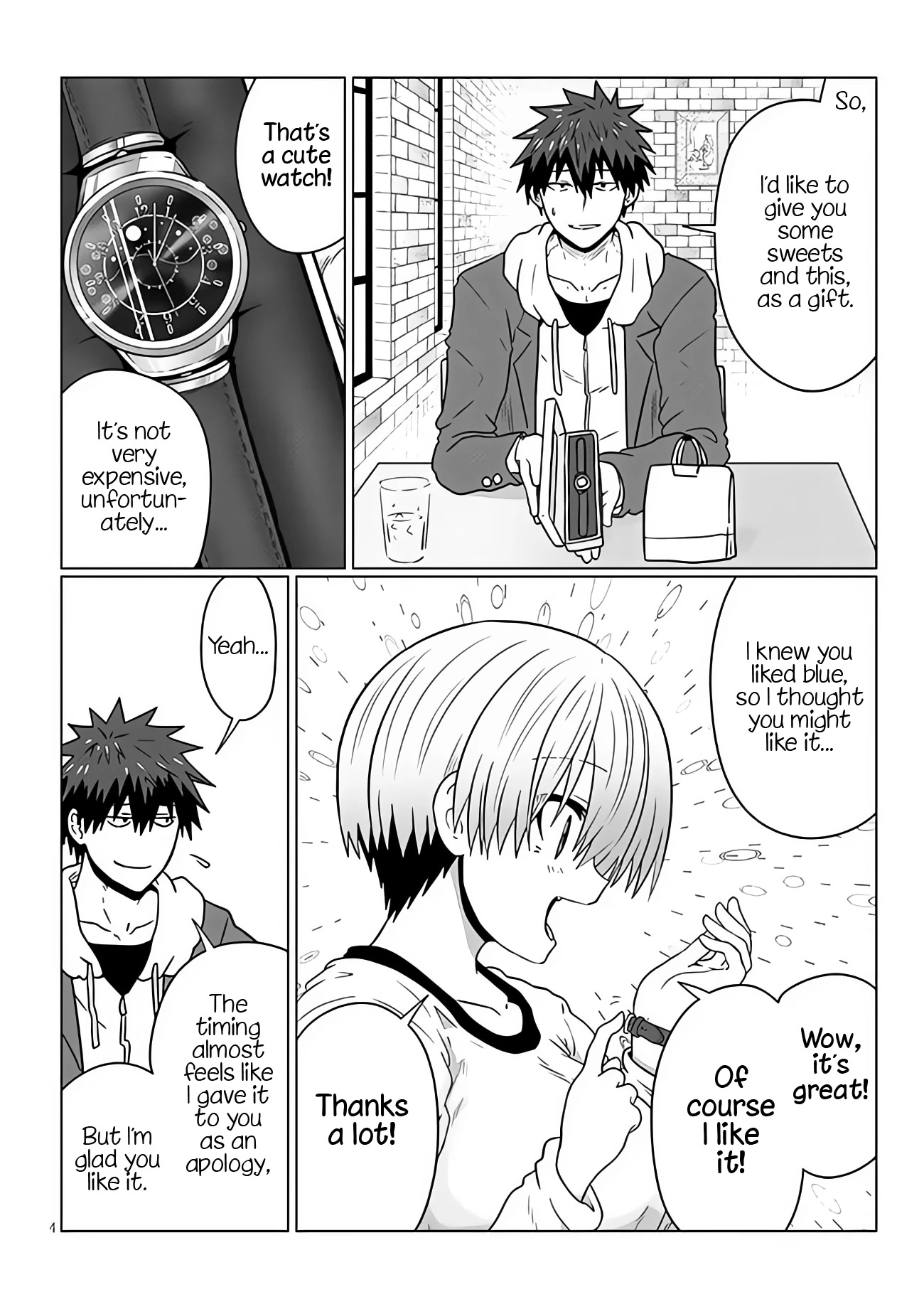 Uzaki-chan wa Asobitai! Chapter 93 page 4 - Chapter 93: Kouhai and White Day 4