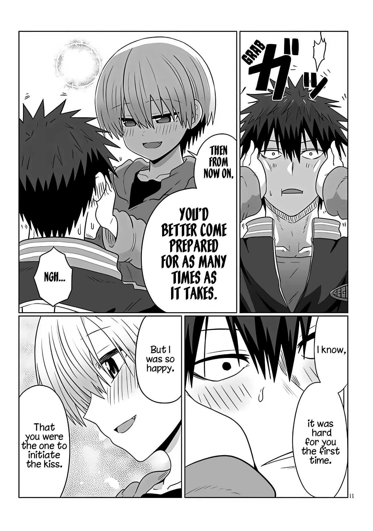 Uzaki-chan wa Asobitai! Chapter 94 page 11 - Chapter 94: Kouhai and Training