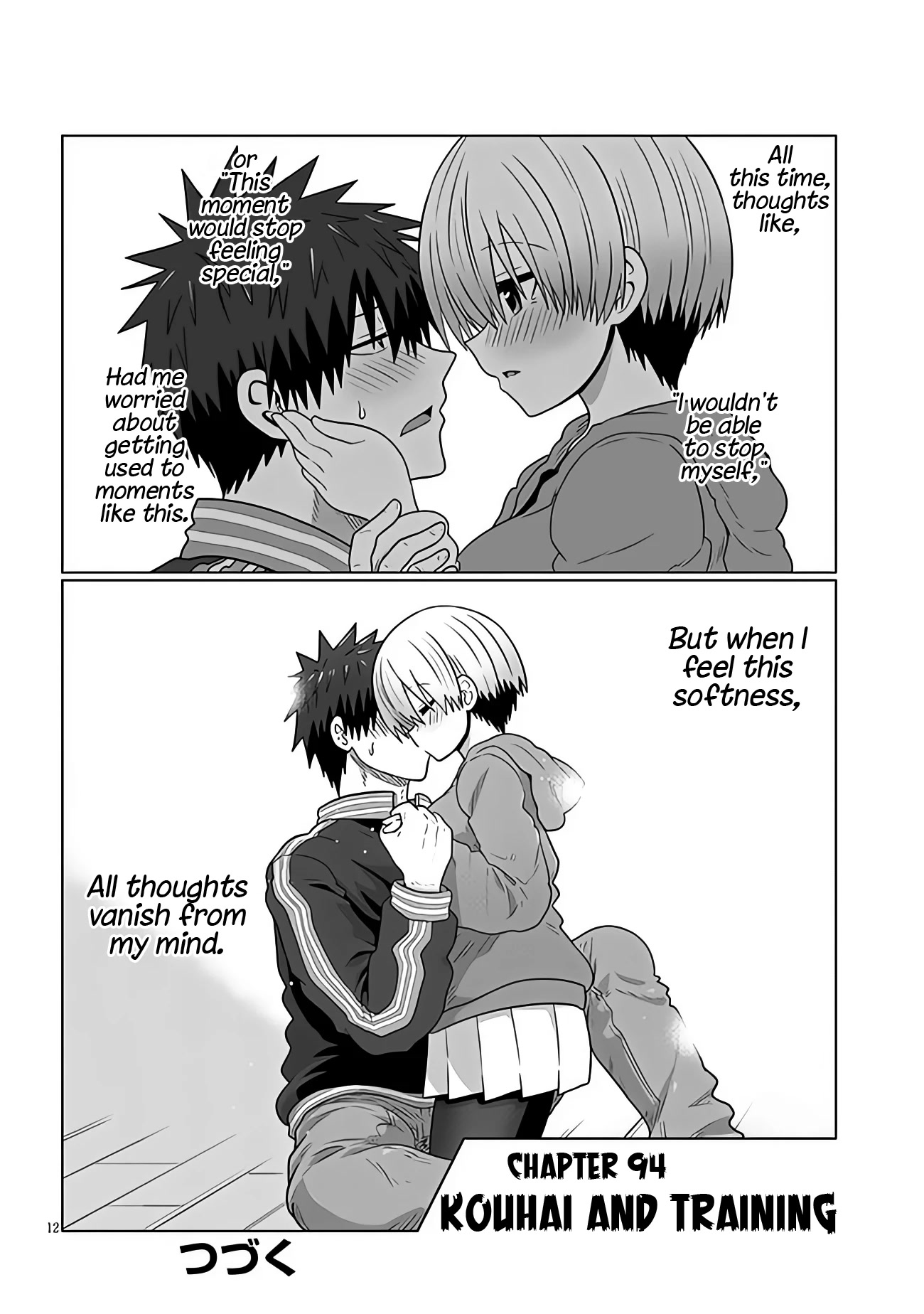 Uzaki-chan wa Asobitai! Chapter 94 page 12 - Chapter 94: Kouhai and Training