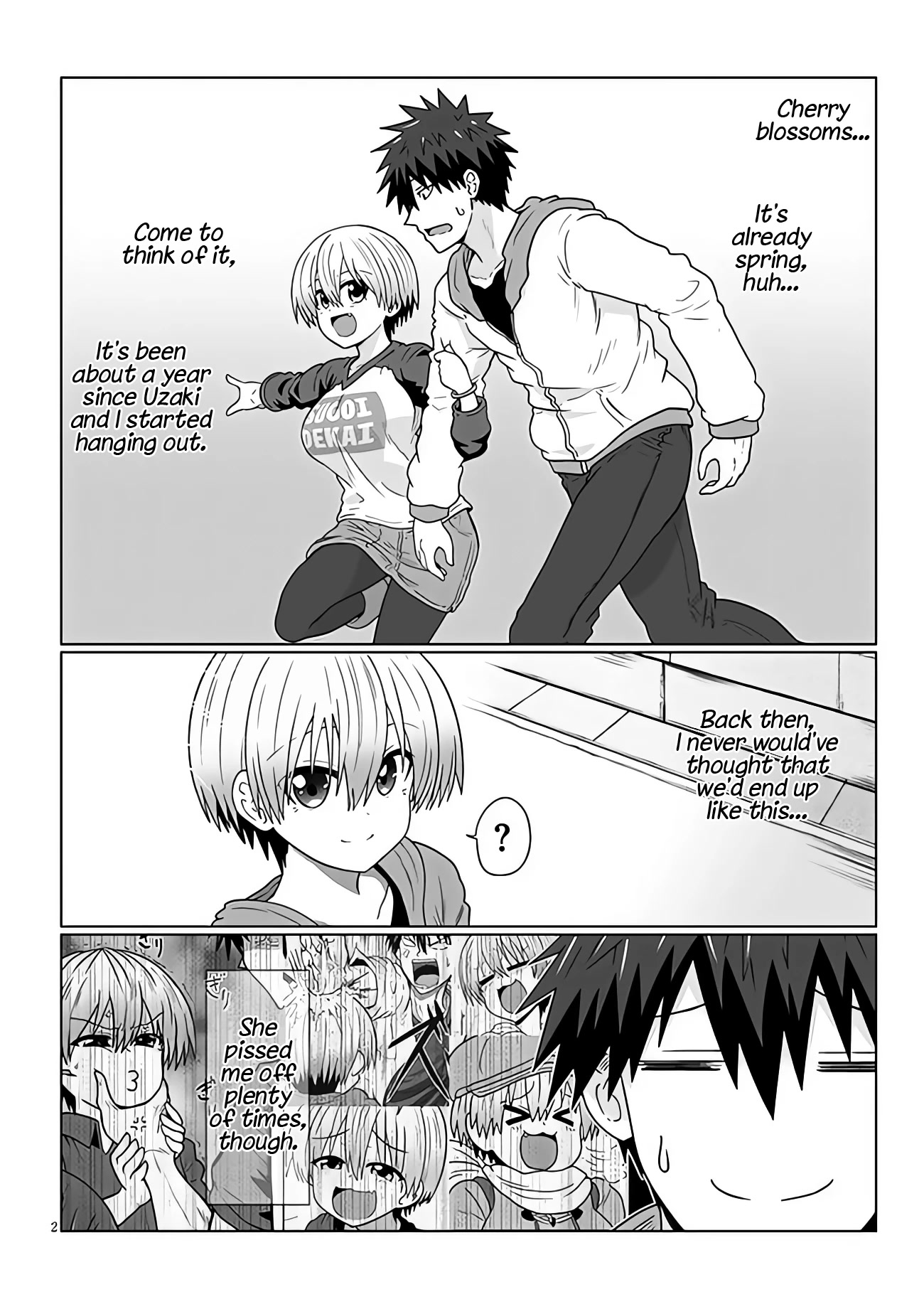 Uzaki-chan wa Asobitai! Chapter 94 page 2 - Chapter 94: Kouhai and Training