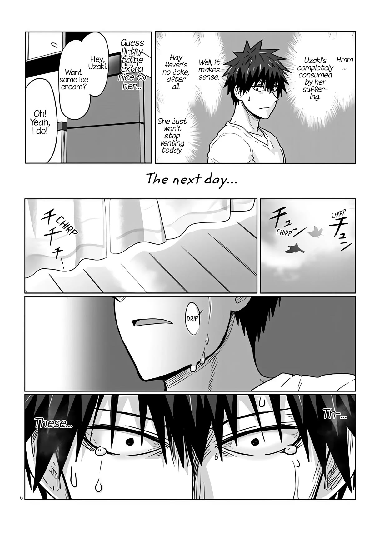 Uzaki-chan wa Asobitai! Chapter 96 page 6 - Chapter 96: Kouhai and Hay Fever