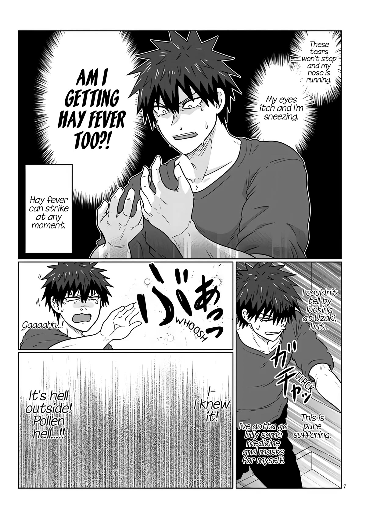 Uzaki-chan wa Asobitai! Chapter 96 page 7 - Chapter 96: Kouhai and Hay Fever