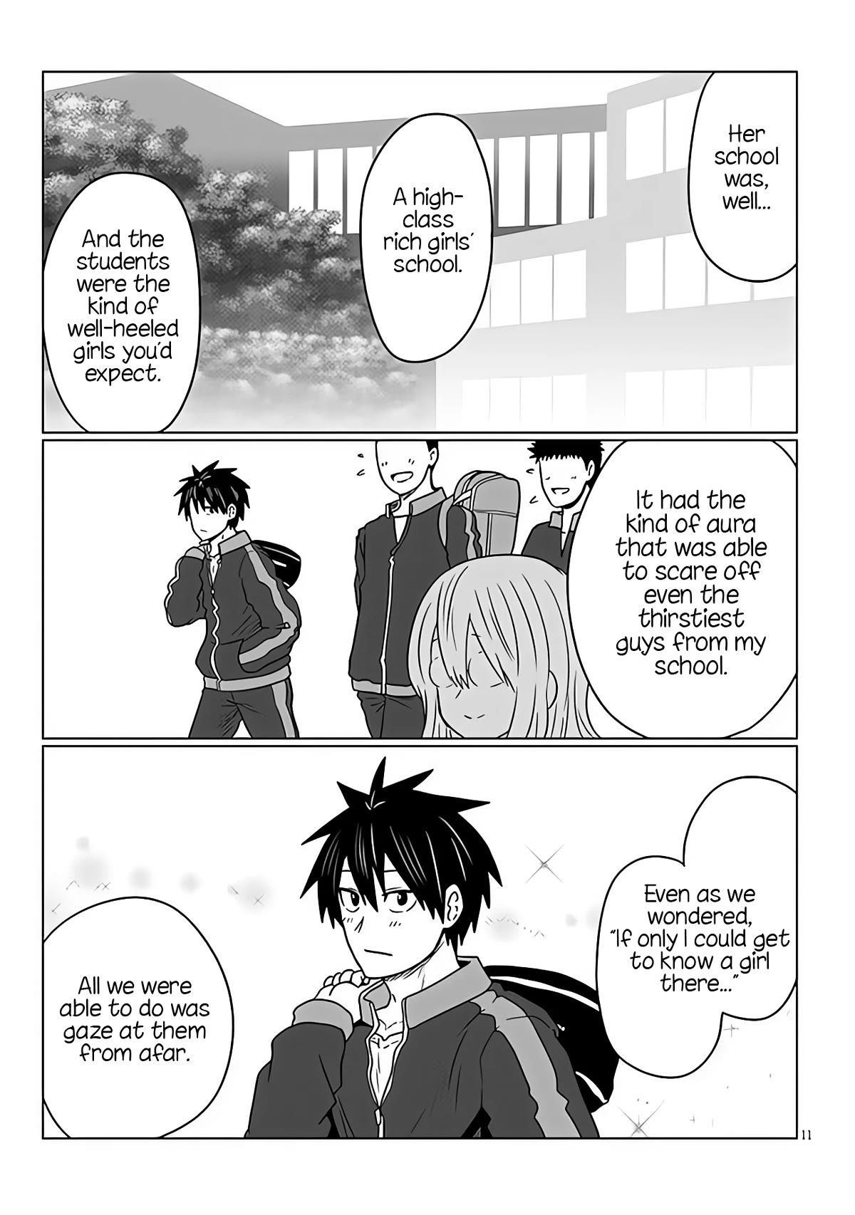 Uzaki-chan wa Asobitai! Chapter 97 page 11 - Chapter 97: Kouhai and Kouhai's Parents' Past (Part 1)