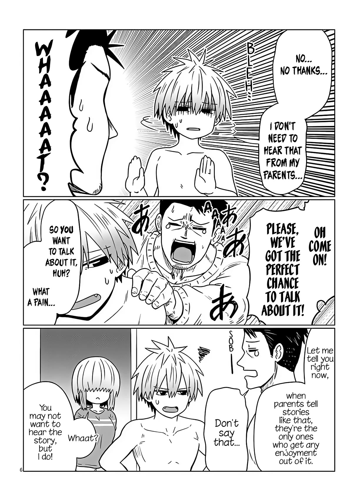 Uzaki-chan wa Asobitai! Chapter 97 page 6 - Chapter 97: Kouhai and Kouhai's Parents' Past (Part 1)