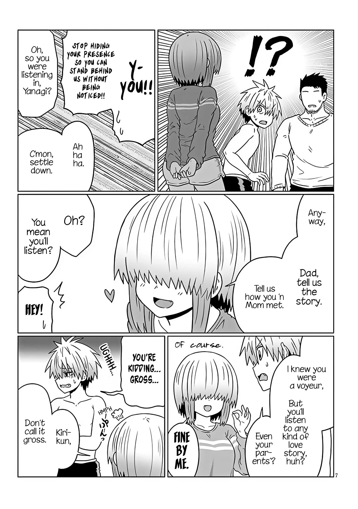 Uzaki-chan wa Asobitai! Chapter 97 page 7 - Chapter 97: Kouhai and Kouhai's Parents' Past (Part 1)