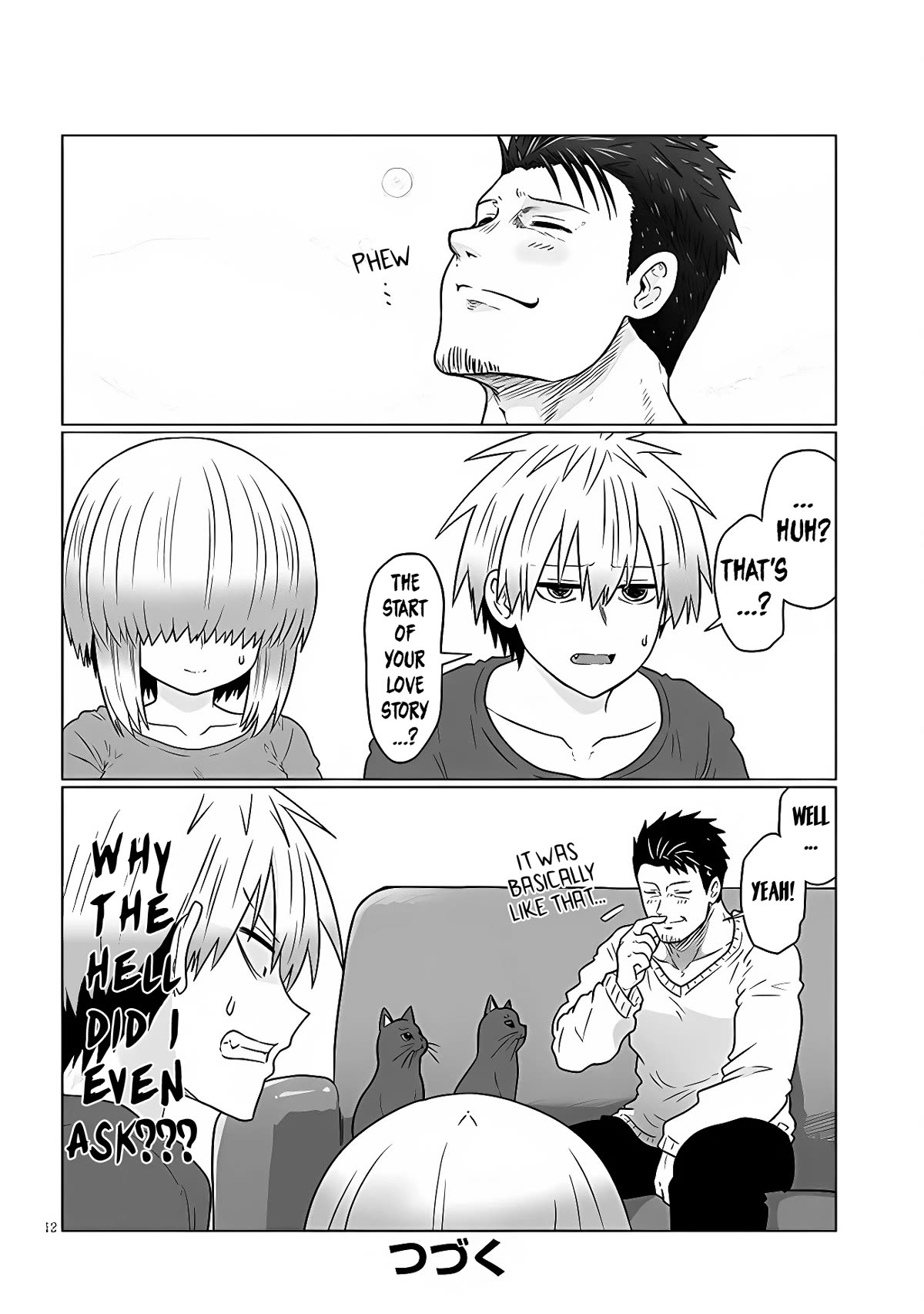 Uzaki-chan wa Asobitai! Chapter 99 page 12 - Chapter 99: Kouhai and Kouhai's Parents (Part 3)