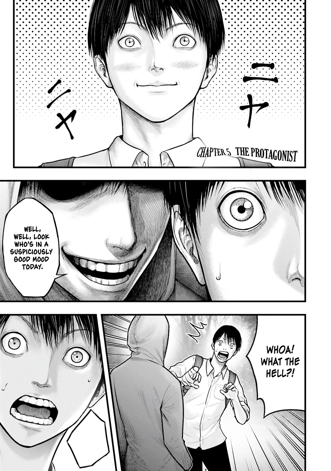 Uzugami Chapter 5 page 1 - Chapter 5: The Protagonist