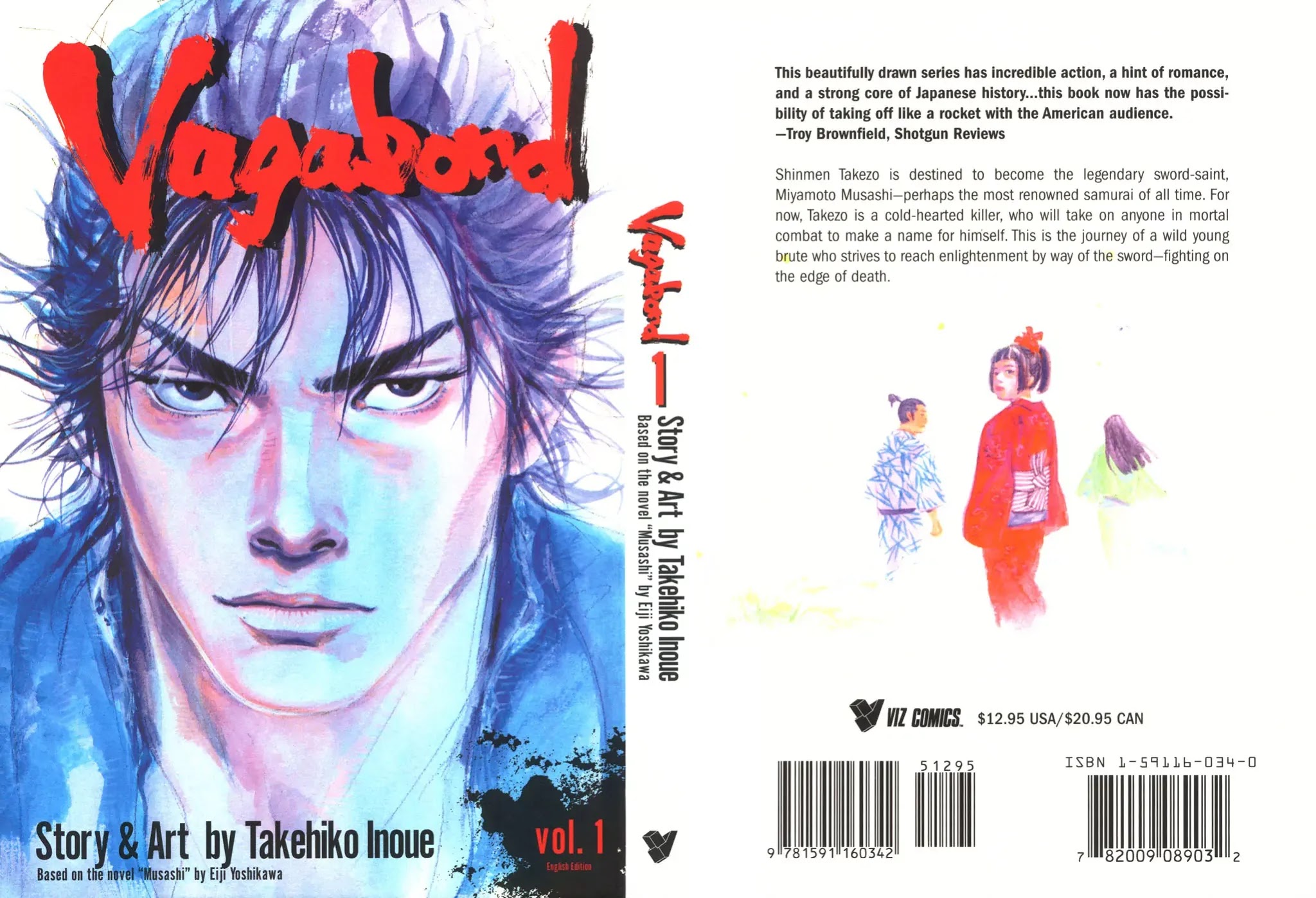 Vagabond Chapter 1 page 1 - Chapter 1: Shinmen Takezo