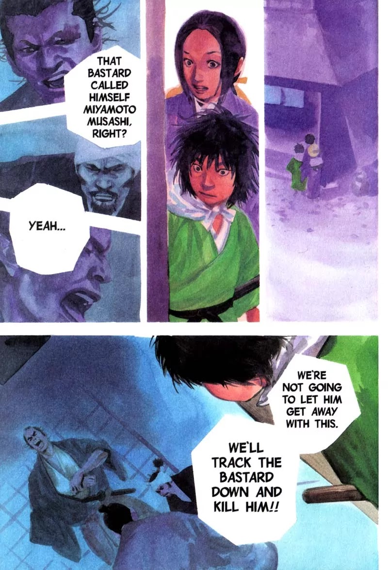 Vagabond manga, chapter 106, page 1 of 19