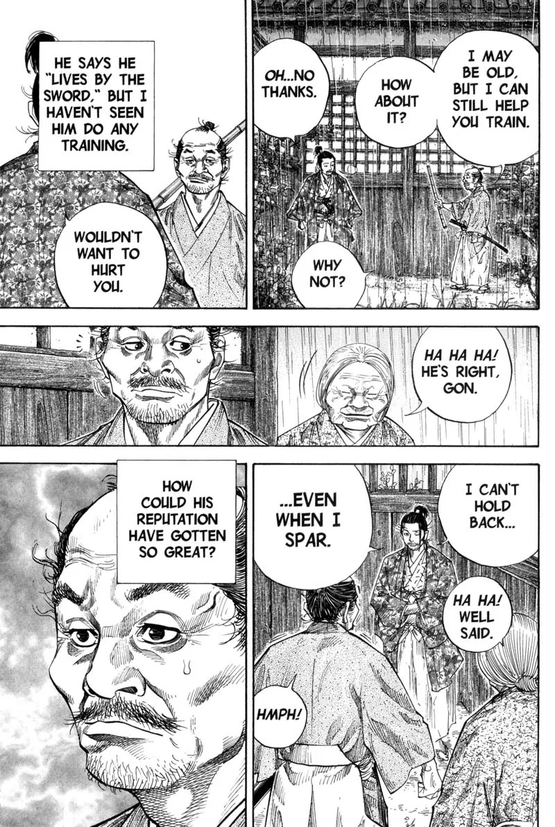 Vagabond manga, chapter 106, page 18 of 19