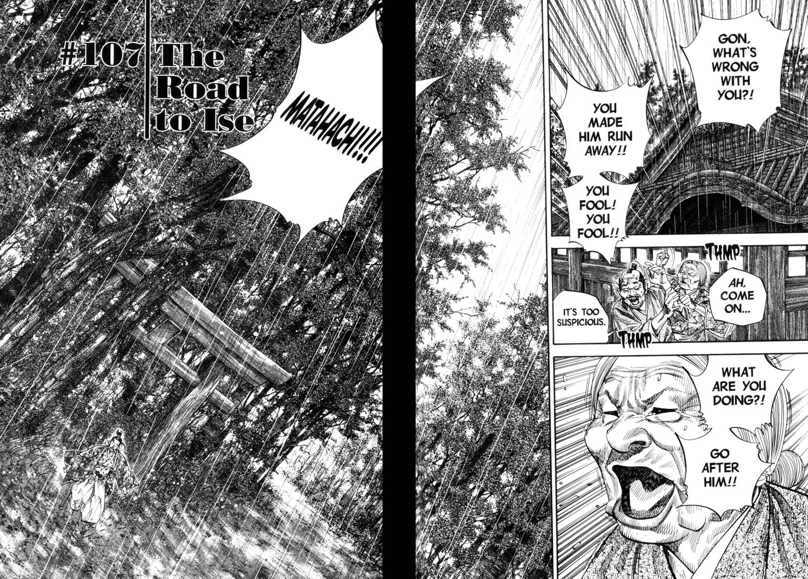 Vagabond manga, chapter 107, page 2 of 22
